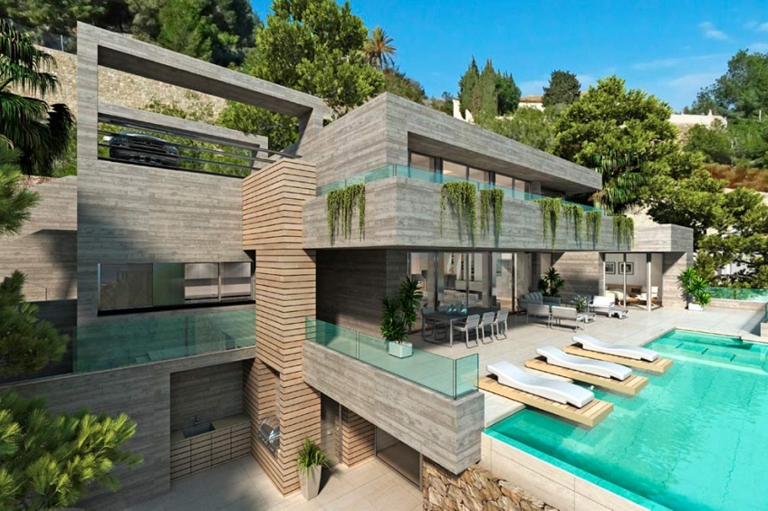 Luxe design villa met spectaculair uitzicht op zee in Benissa (  Benissa Alicante Spanje )