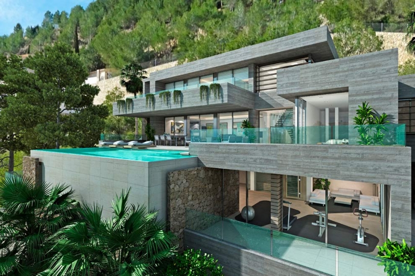 Luxe design villa met spectaculair uitzicht op zee in Benissa (  Benissa Alicante Spanje )